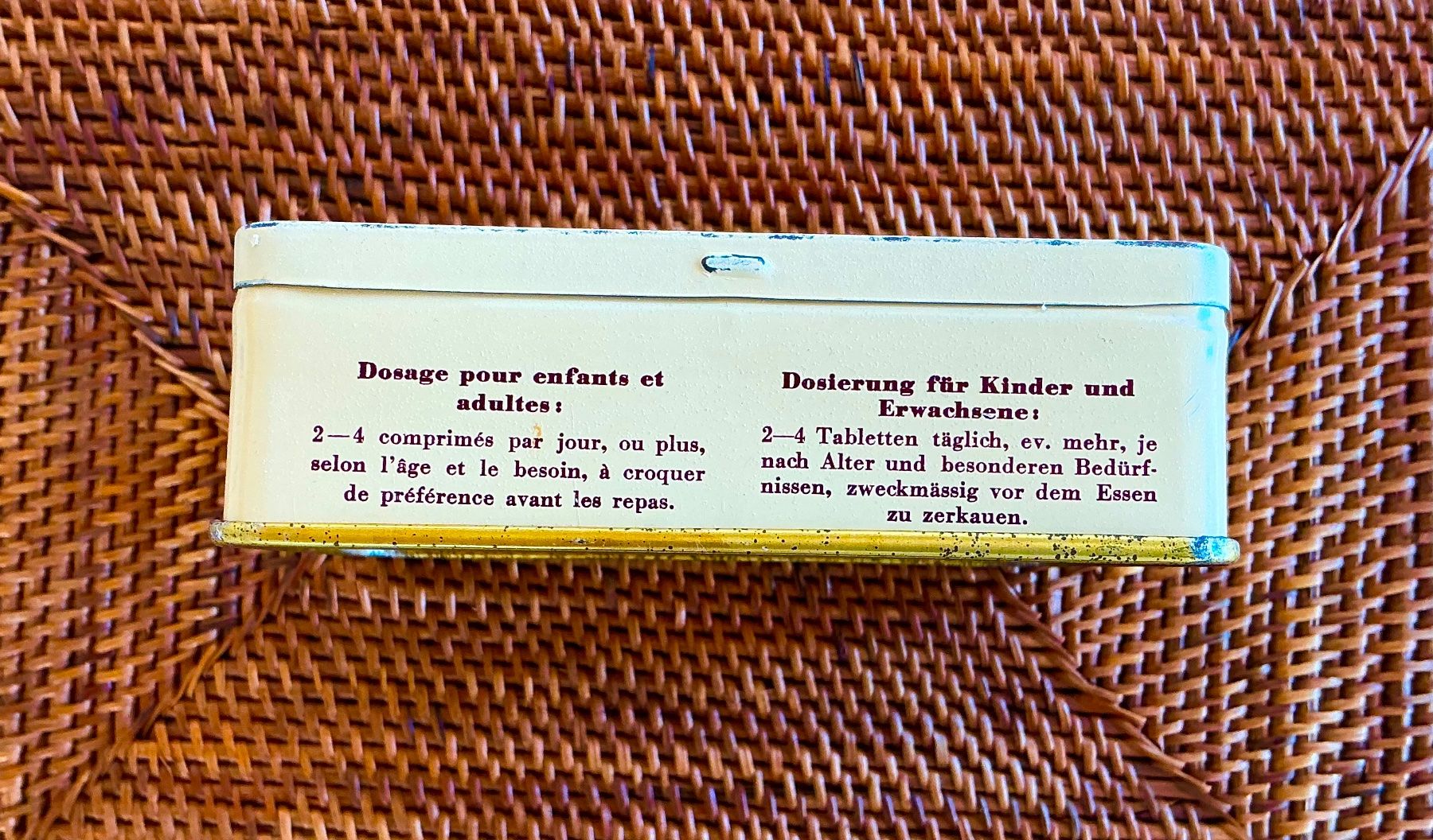 Barattoli: ALTE APOTHEKER BLECHDOSE – Usato da Zell LU venduto da Silvermemory 5