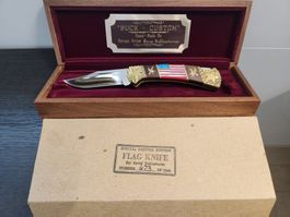 Messer Flag Knife Buck Custom