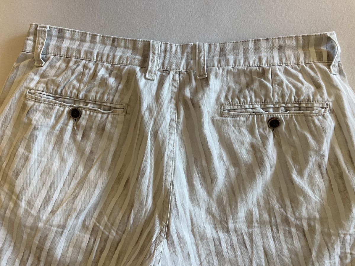Jeans: Soloio Bermuda gestreift Baumwolle Elastan Grösse 36 – Neu (gemäss Beschreibung) aus Muri b. Bern von Merliner01 2