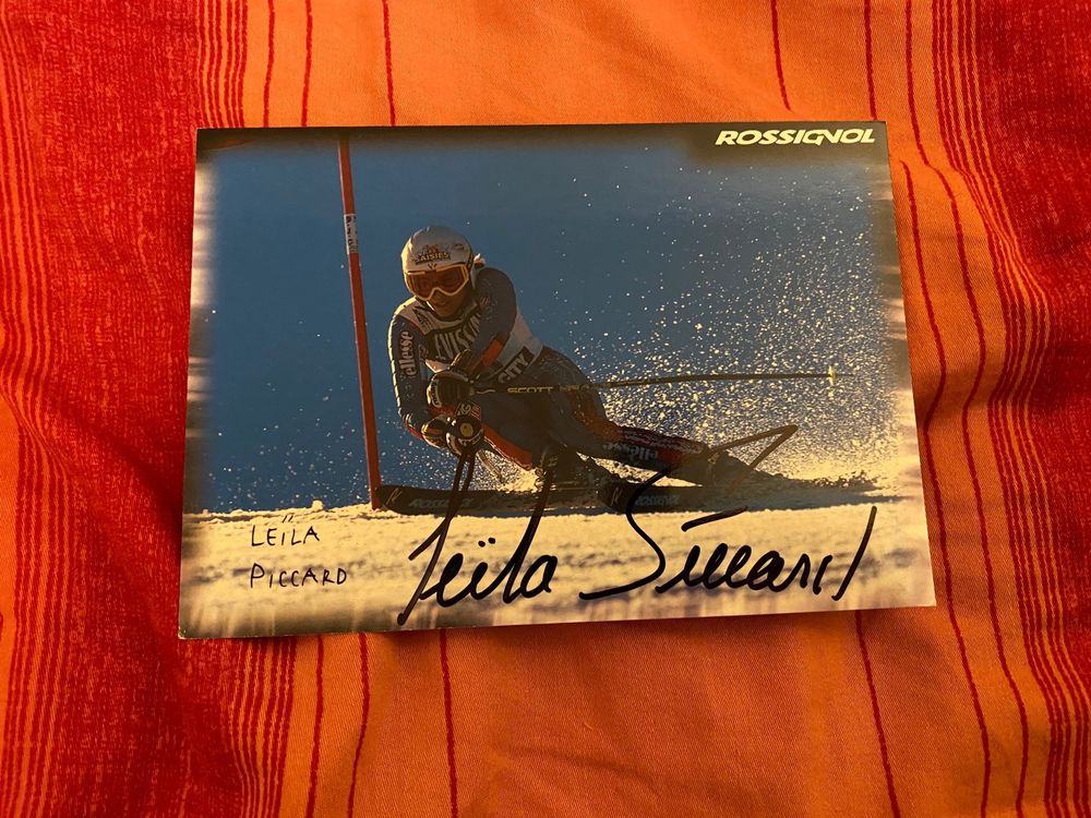 Autogrammkarte Leila Piccard handsigniert Kaufen auf Ricardo