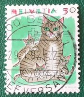Nr.790 mit VollStempel Katzen 1990 Bern