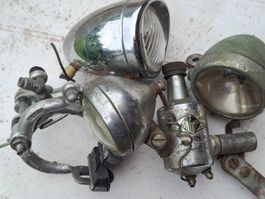 Velo Dynamo mit Lampe + 2 Lampen + Bremse