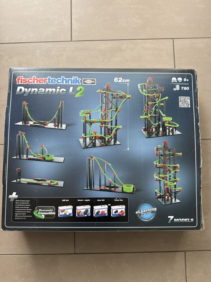 Fischer Kit di costruzioni: Fischertechnik Dynamic L2 Kugelbahn – Usato da Schwerzenbach venduto da Chris1 1