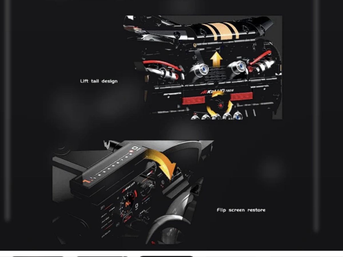 Technics Kit di costruzioni: Black V8 720s Spider – Usato da Sissach venduto da Seemi 1
