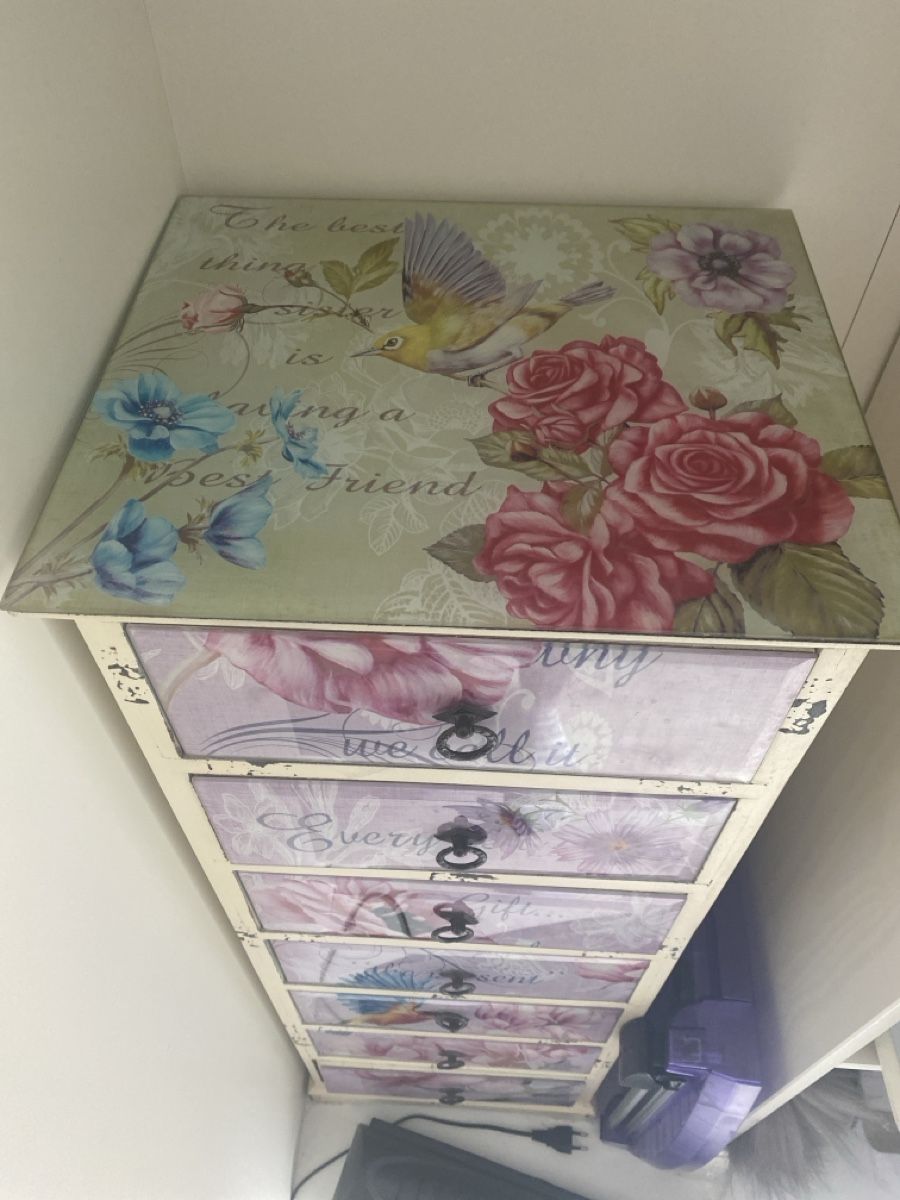 Cassettiere: Möbeli mit Vögel – Nuovo (secondo la descrizione) da Wolfwil venduto da ISAsShop 1