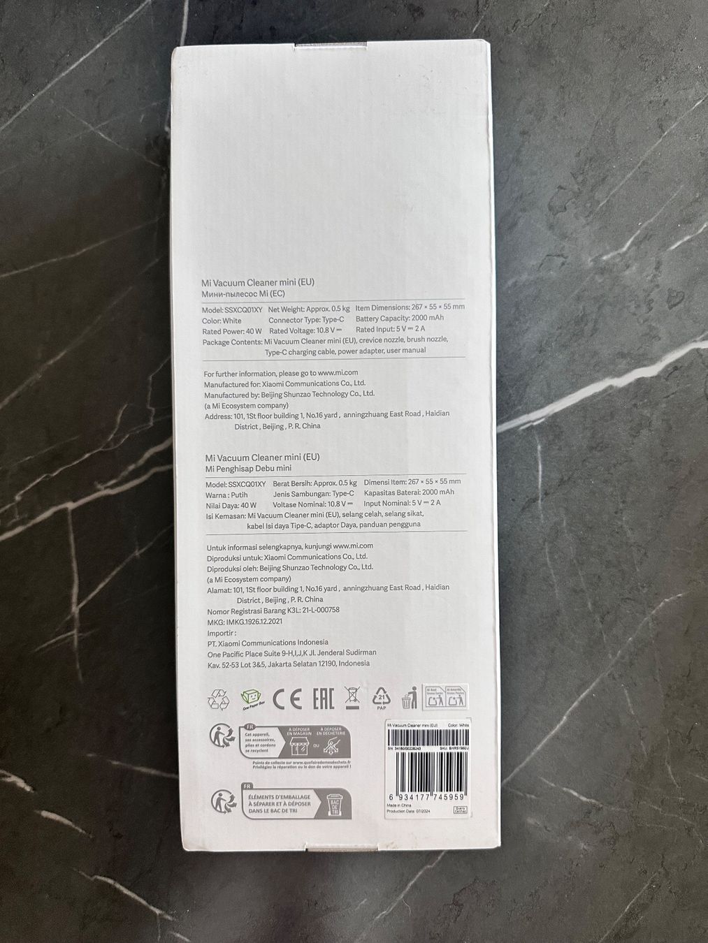 Xiaomi Aspirapolveri & Accessori: Xiaomi Mi Vacuum Cleaner Mini EU – Nuovo (secondo la descrizione) da Zürich venduto da ElissZurich 3