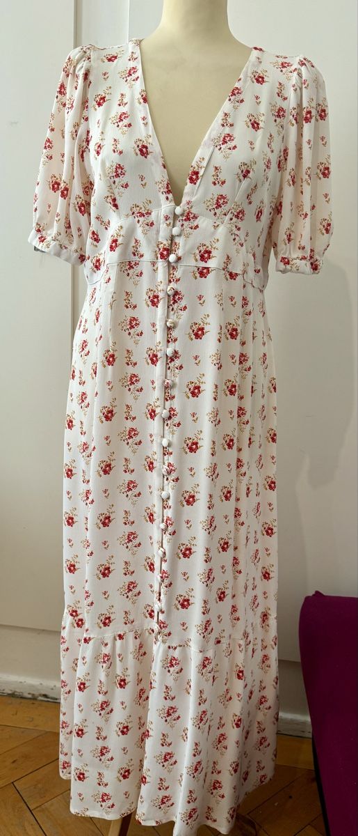 Asos Kleider: Robe fleurie blanche ASOS – Neu (gemäss Beschreibung) aus Le Locle von tchanatakoua 8