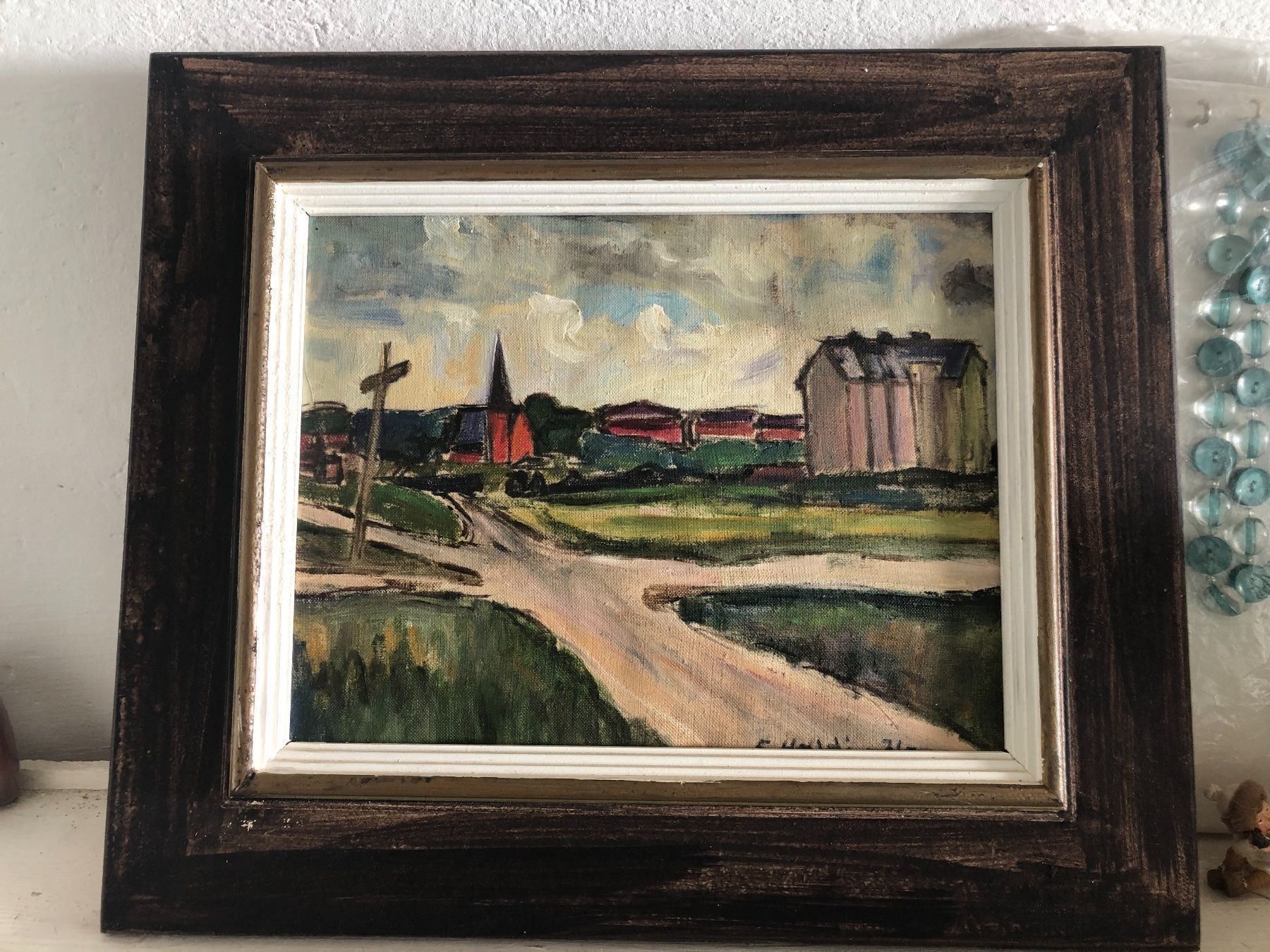 Gemälde: Bild F. Haldi 1971   ORIGINAL – Gebraucht aus Wallisellen von Casanna56
