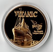 Titanic_White Star Line_The Worlds Largest Liner_Gedenkmedai