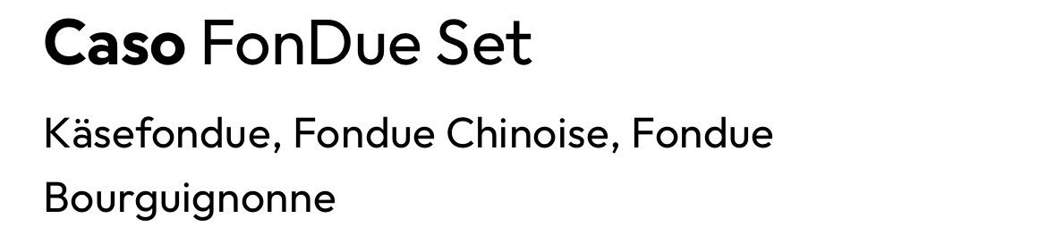 Elettrodomestici da cucina: Caso FonDue Set - Induktion – Usato da Rorschacherberg venduto da miiko 1
