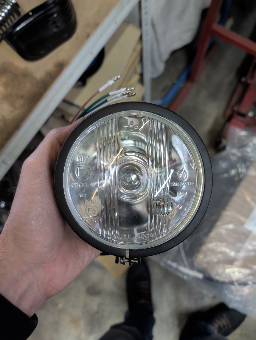 Alle Motorradersatzteile: Universal Scheinwerfer – Gebraucht aus Herzogenbuchsee von Black-C01