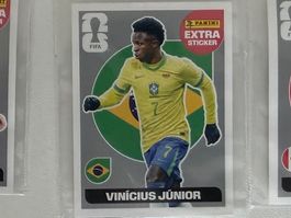 Panini FIFA Extra Sticker Vinícius Júnior Silver