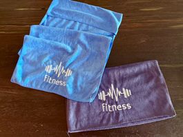 2 Stck. ultra saugfähige Sport Handtücher Fitness Tücher