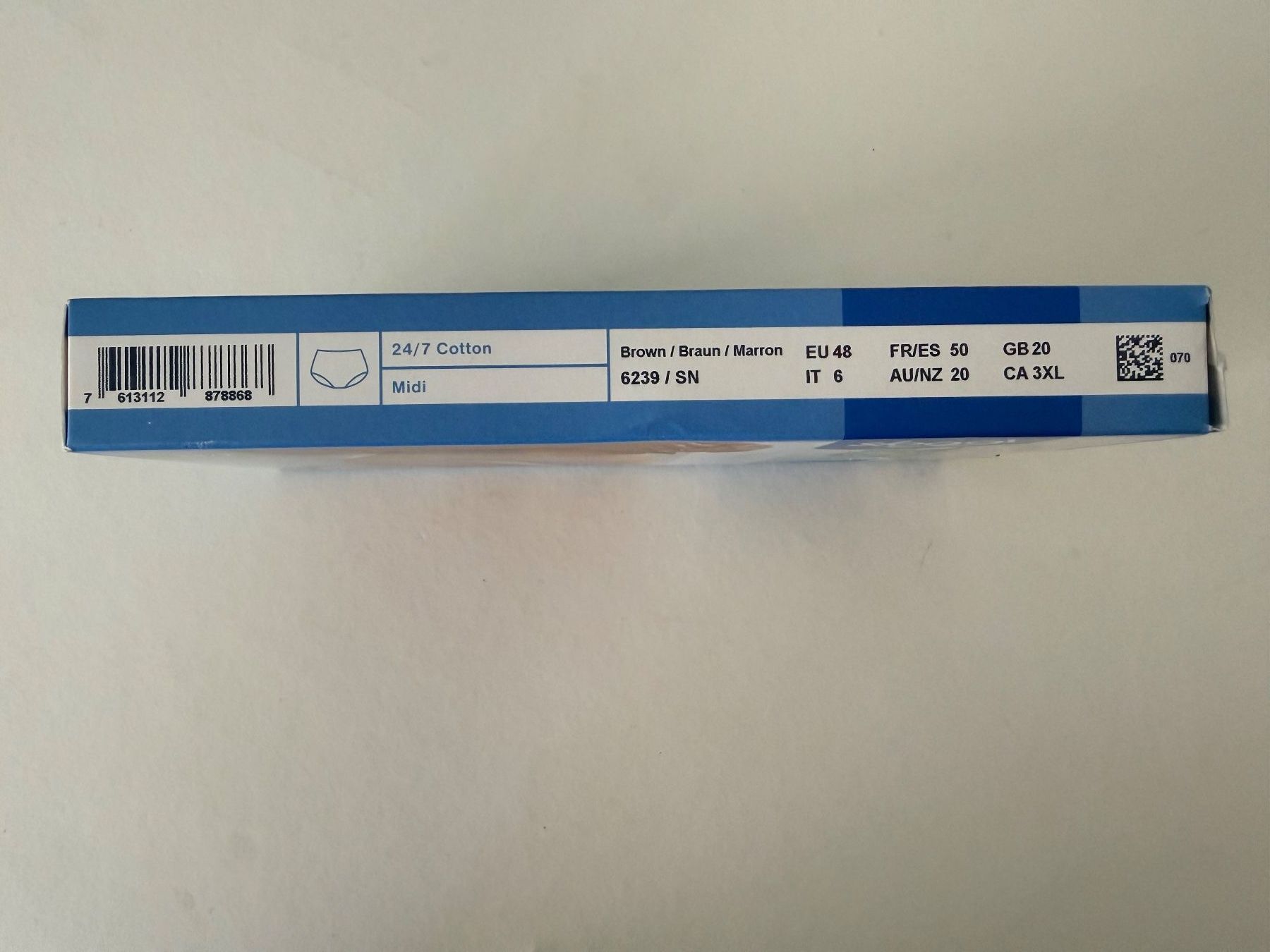 Sloggi Sonstige Unterwäsche: SLOGGI Cotton, Slip Midi, Grösse 48, Farbe Braun – Neu und originalverpackt aus Rudolfstetten von gst_g7xl 1