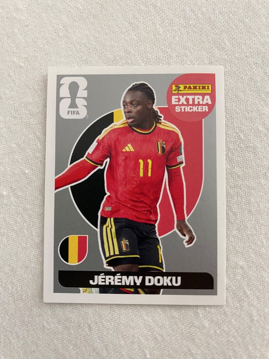 Panini Carte collezionabili: Jeremy Doku silber 2026 – Nuovo (secondo la descrizione) da Zug venduto da Haegito