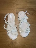 Sandale creme weiss, Gr. 39, neuwertig,