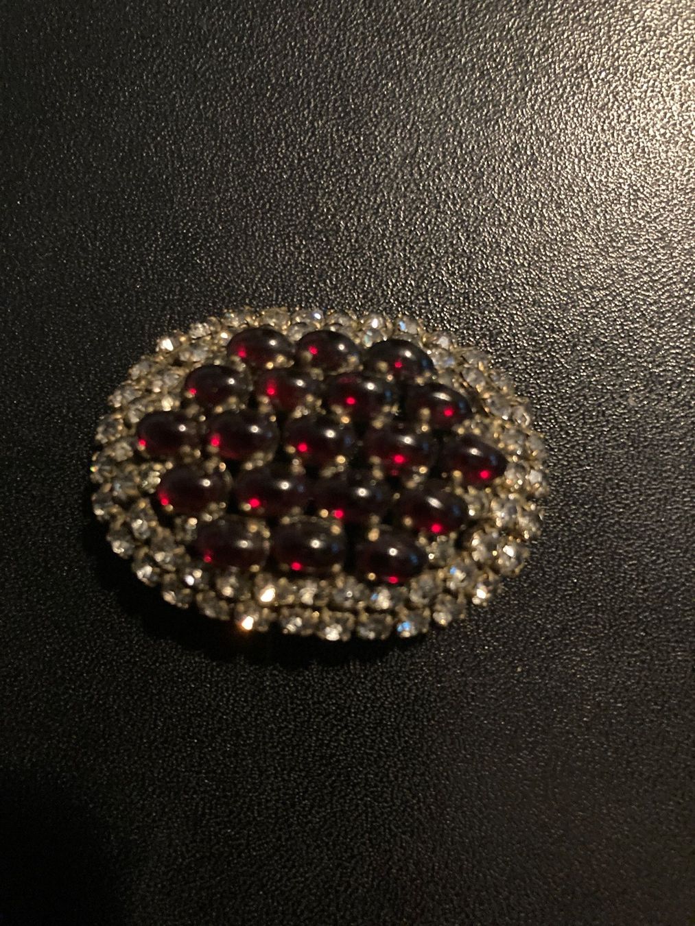 Spille & Fermagli: Ovale Brosche - ca. 1965 - Modeschmuck – Usato da Zürich venduto da Ralfli