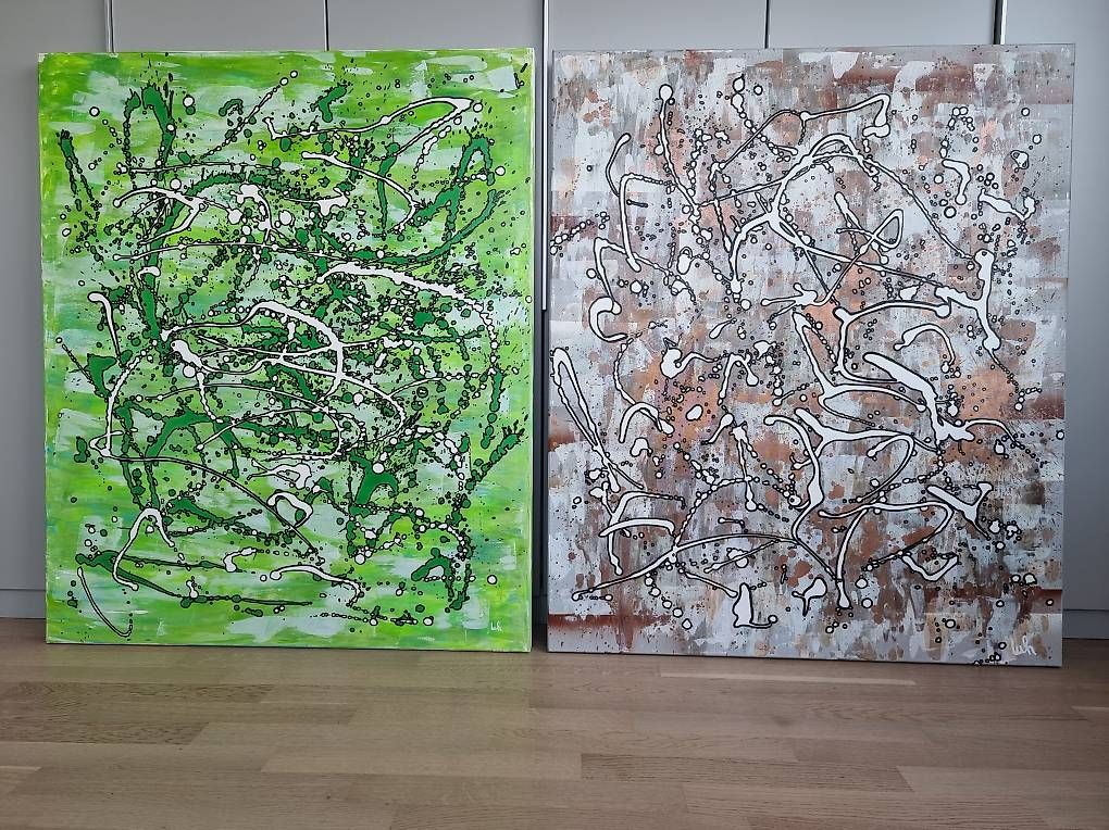 Dipinti: 2 grosse Bilder 100x120cm, Kunstarbeit – Usato da Ostermundigen venduto da d-p73 2
