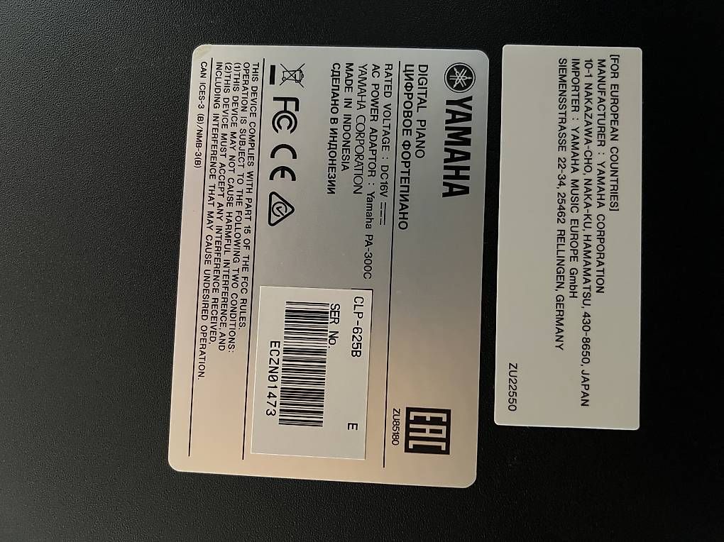 Strumenti musicali: Yamaha Clavinova CLP-625 B  – Usato da Merlischachen venduto da hsy_f58t 3