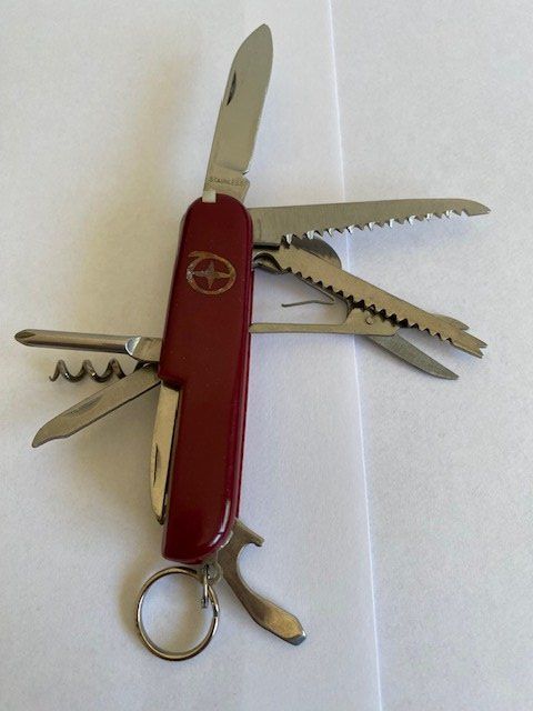 Coltelli tascabile: SACKMESSER MIT 2 SÄGEN UND SCHERE  USW. – Usato da Chur venduto da silbermon