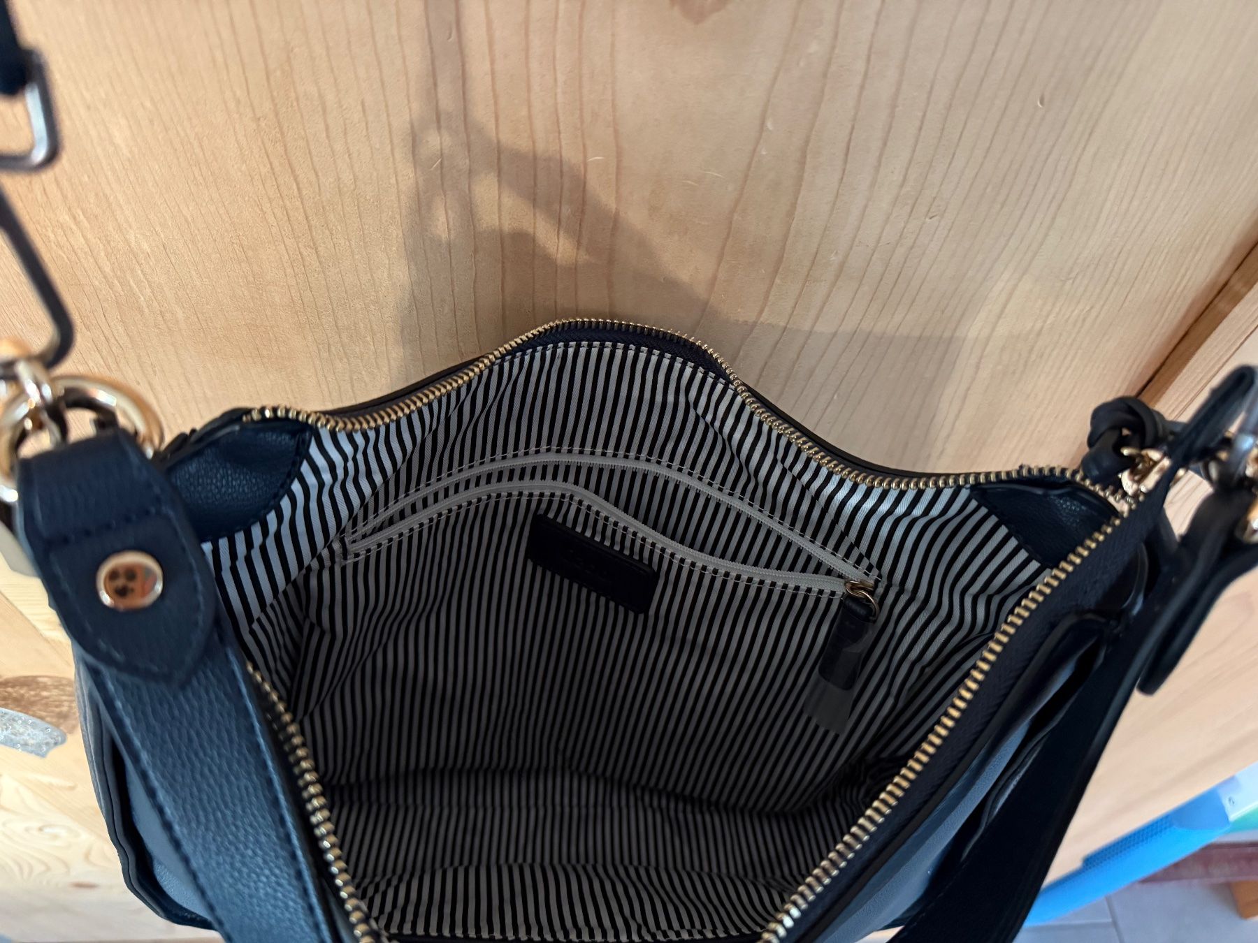 Gabor Borse da donna: Gabor Ledertasche, dunkelblau – Usato da Uttigen venduto da Telemark72 2
