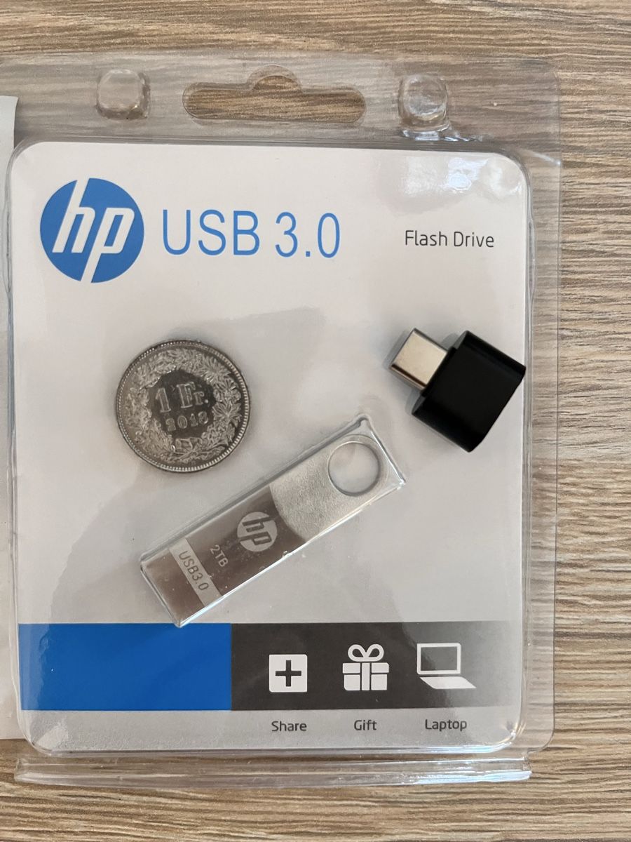 USB Sticks: 2TB HP usb stick usb3.0 – Neu und originalverpackt aus Dietlikon von sun_bl6t