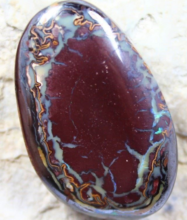Pietre preziose: Australischer Boulder Opal 43.35Cts. – Usato da Bern venduto da Grindelwaldaus 1