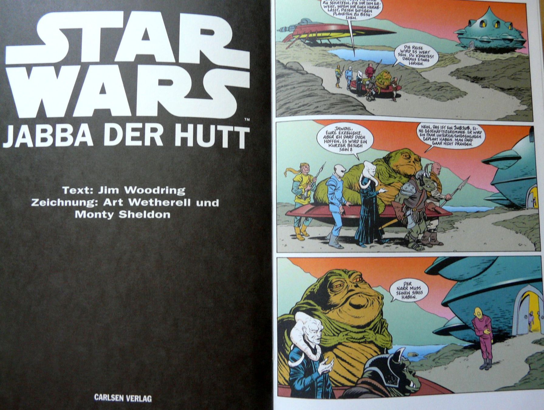 Fumetti: STAR WARS Jabba der Hutt - 1997 Carlsen       +Versand 2.- – Usato da Pully venduto da websurfer1 2