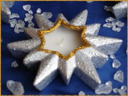 🎄4er Set. Stielvolle Advents & Weihnachten Deco. Kerzen 🎄