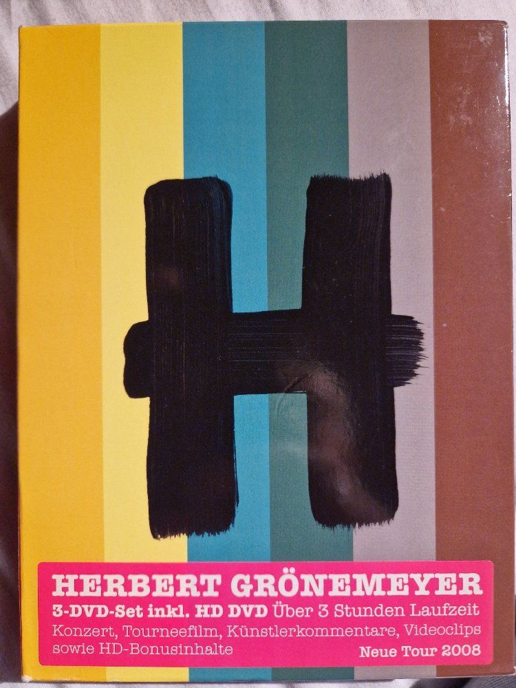 Tutti i DVDs: Grönemeyer Herbert 12 - Live (3 DVDs) – Usato da Brittnau venduto da Zibu