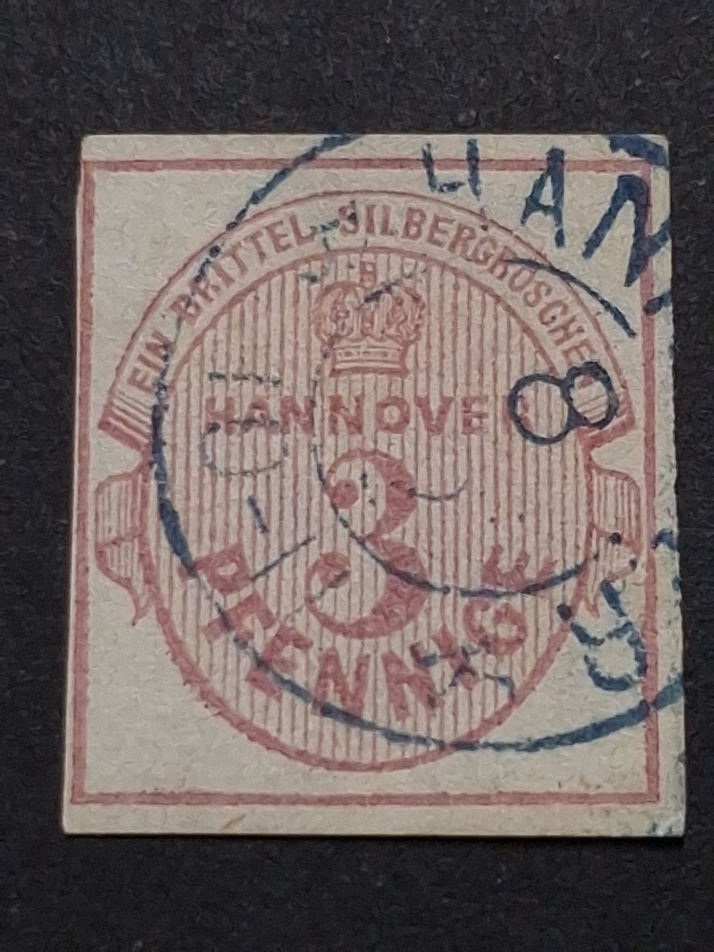 Tutti i francobolli: Hannover Mi-Nr. 13 a  gestempelt  110 Fr – Usato da Kriens venduto da Nidfeld45 1