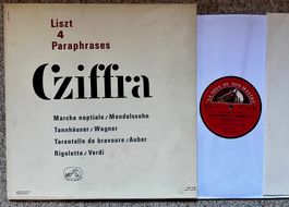 Liszt Cziffra – 4 Paraphrases - FALP 520 LP 🛀 ED1