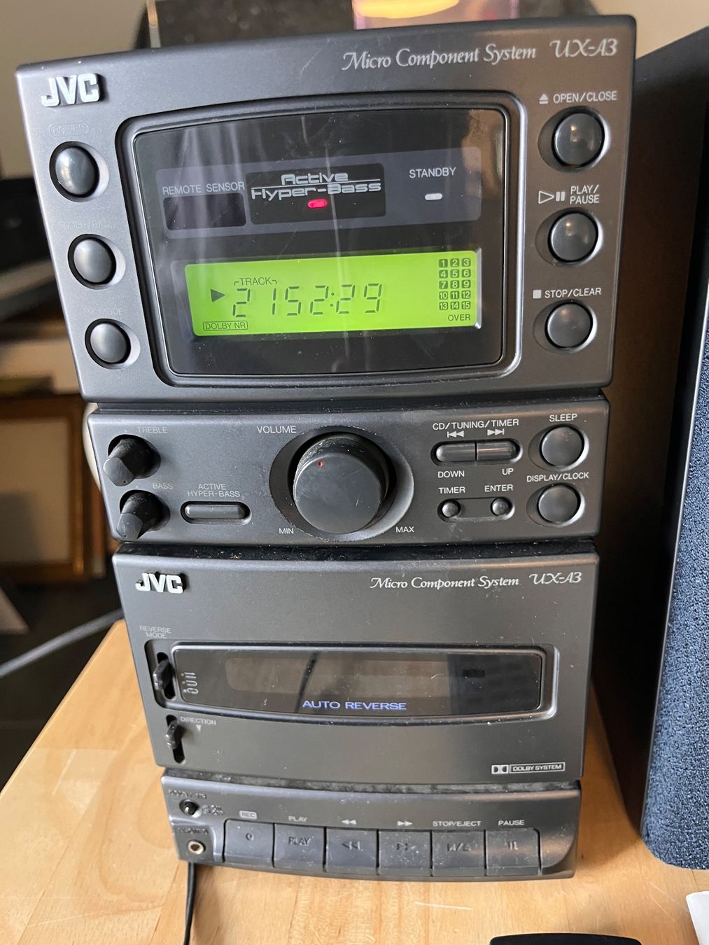 JVC Sistemi audio & multimediali: JVC Micro Component System UX-A3 mit Fernbedienung – Usato da Uster venduto da colmo 3
