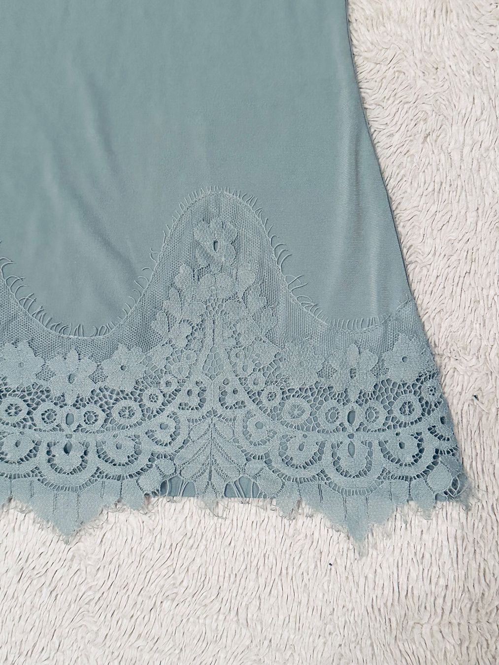 Zalando Top: Top stretch mint mit Spitzendetails Gr. L, selten getragen – Usato da Emmenbrücke venduto da little.treasures 3