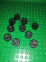 Lot de 10 roues pour voiture Lego ( set 026 )