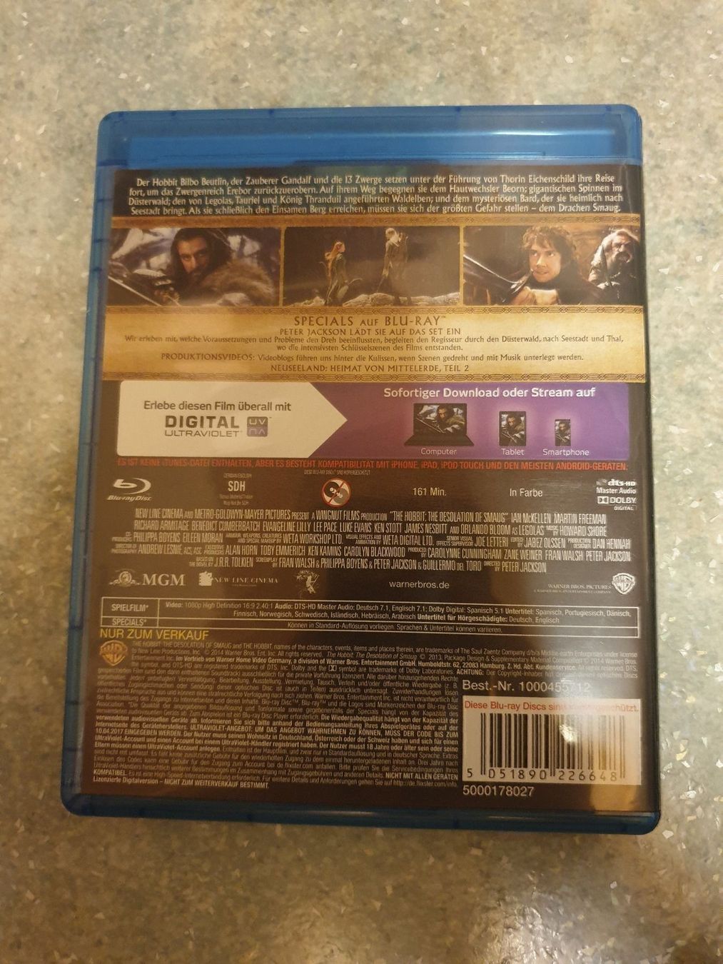 Tutti i DVDs: Der Hobbit Smaugs Einöde – Usato da Rothenthurm venduto da Lord-Ren 1