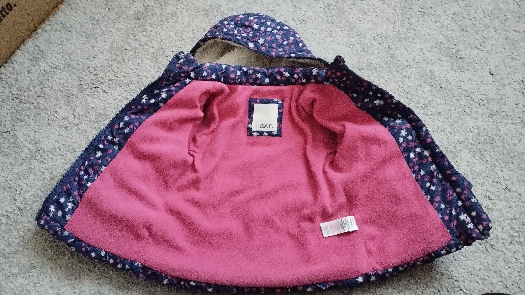 Giacche & Cappotti: Winterjacke Grösse 92 Blumenmuster – Usato da Wangs venduto da Gabrill 1