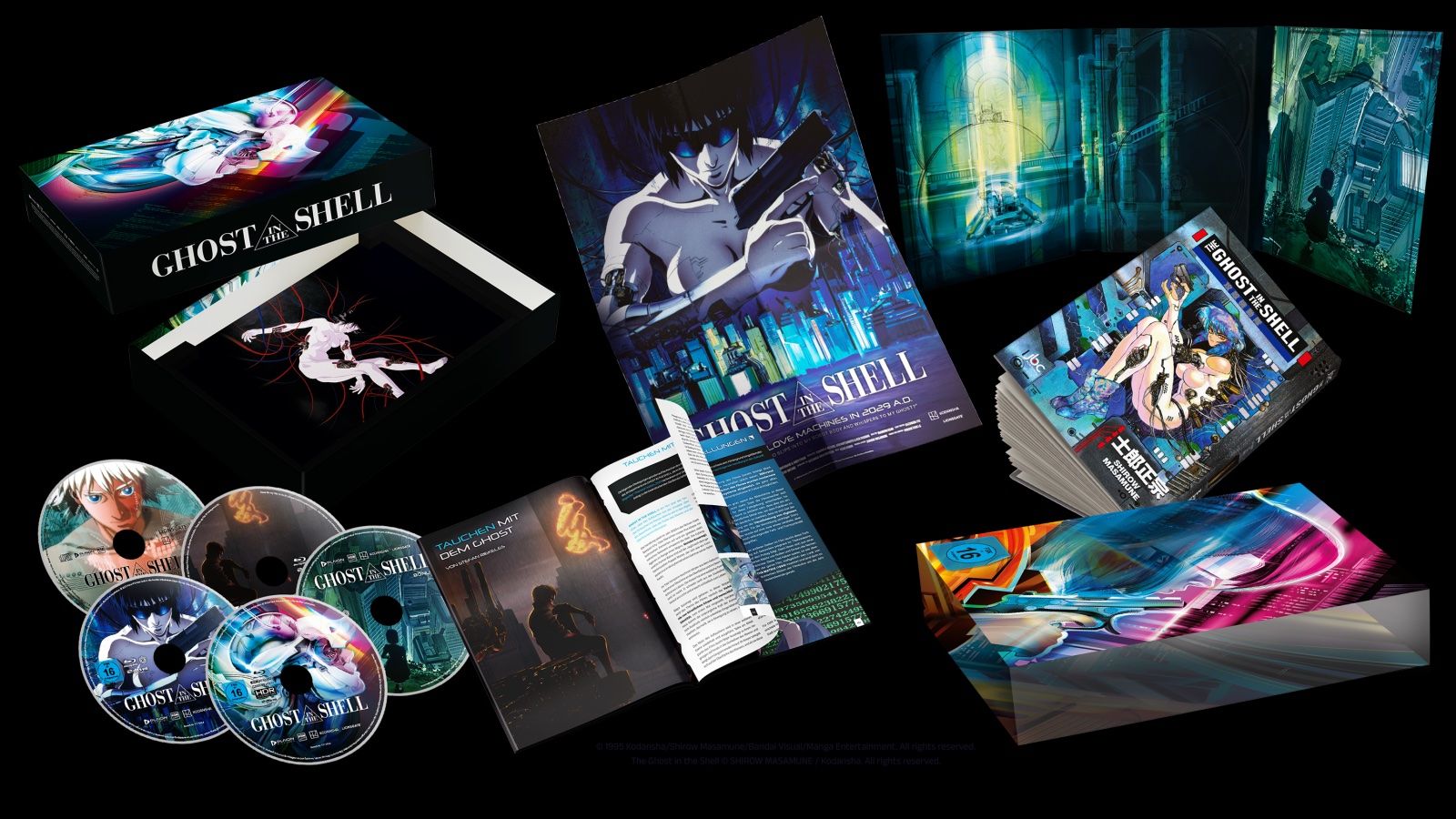 Ghost in the Shell (1995) Collectors Edition Box, 4K UHD (Neu und ...