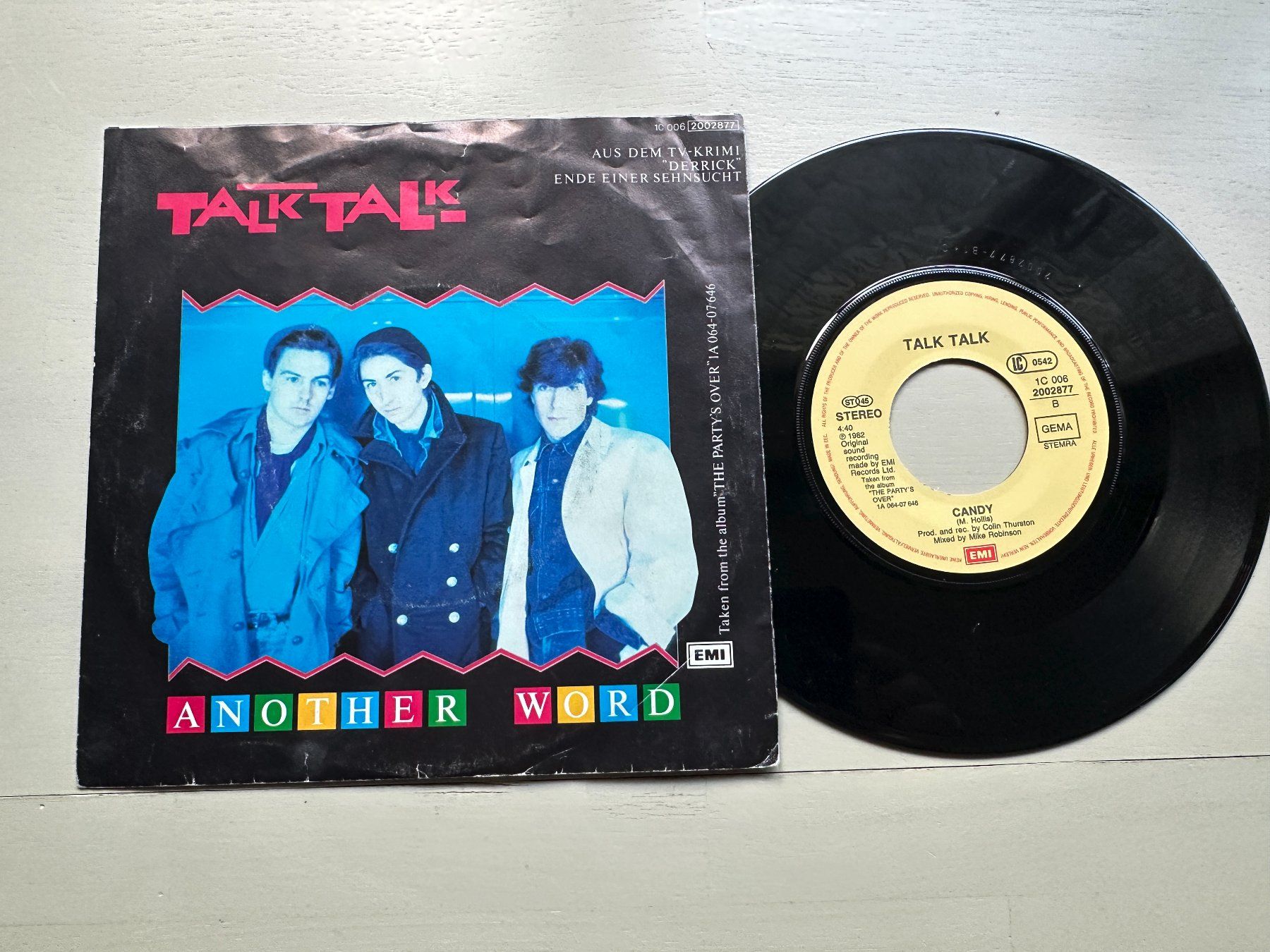 Dischi in vinile: TALK TALK tolle Single 80's Another word Kult Top Synth Pop – Usato da Basel venduto da Partridge 1
