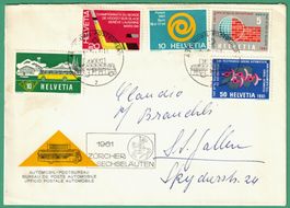 1961   Brief   Automobil-Postbhureau   Zürcher Sechseläuten
