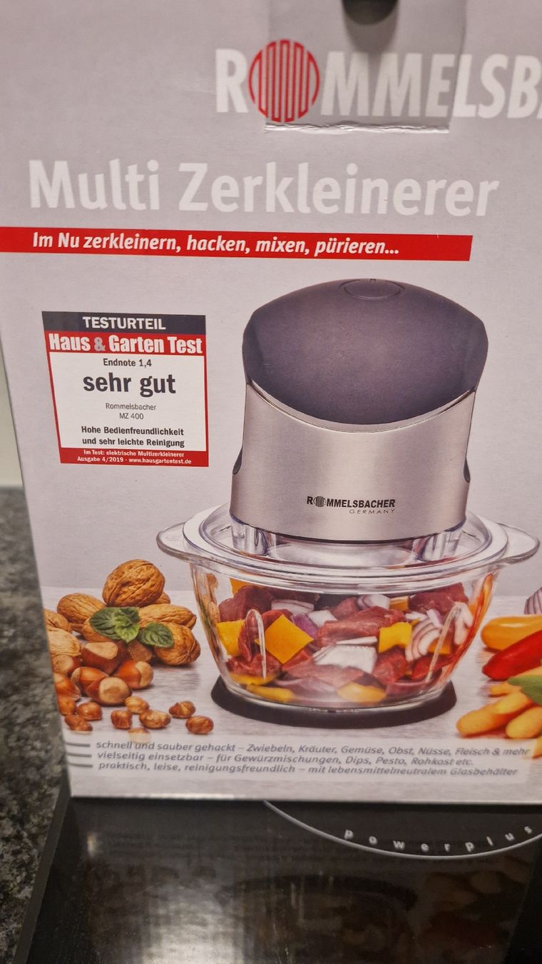 Rommelsbacher Elettrodomestici da cucina: Rommelsbacher Multi Zerkleinerer MZ 400 - Neu! – Nuovo (secondo la descrizione) da Dietikon venduto da amelie_zh 1