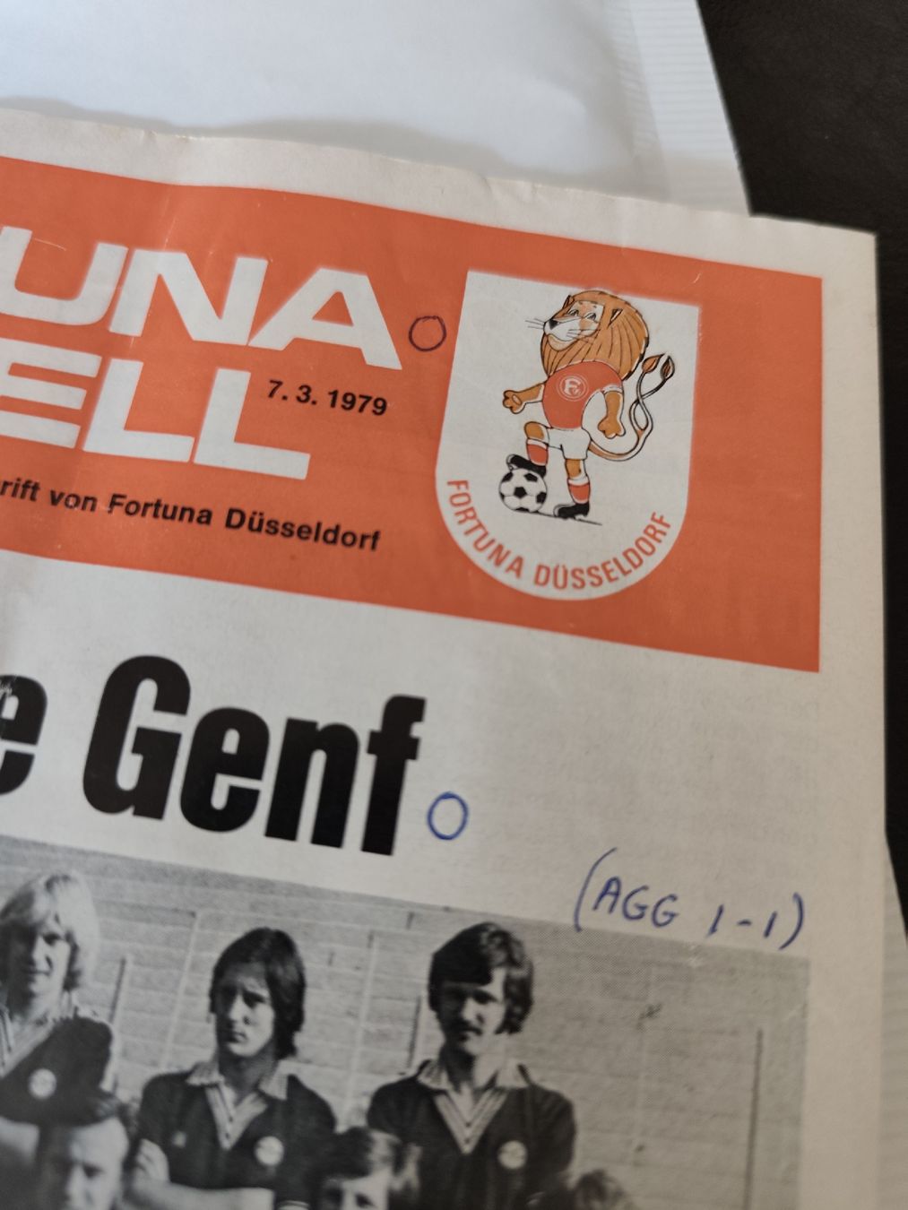 Biglietti: Fortuna Düsseldorf vs Servette FC programme + billet 1979 – Usato da Moléson-s-Gruyères venduto da Greg2707 3