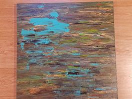 "Perfect Imperfection", 60 x 60 x 3.8 cm canvas box frame