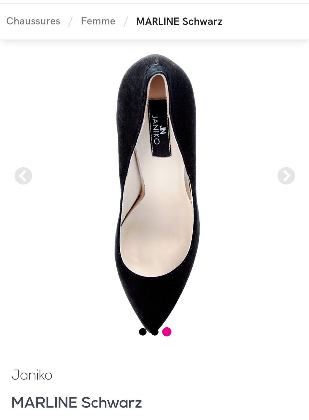 Scarpe da donna: Escarpins Janiko noirs strass T38 – Nuovo e nell'imballaggio originale da Sierre venduto da Lily88 3