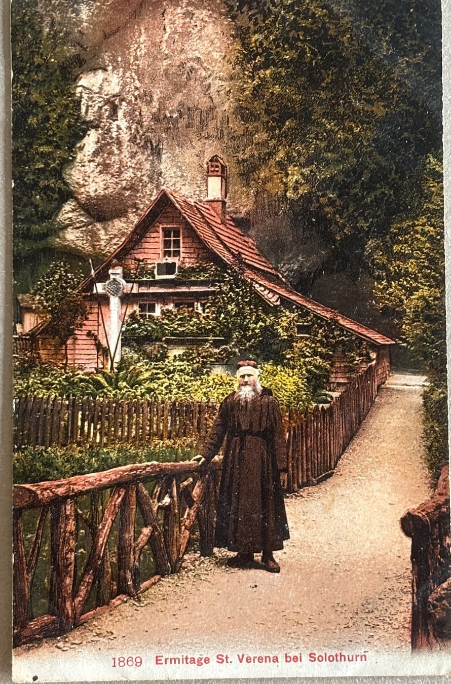 Ansichtskarten: Ermitage St. Verena bei Solothurn, 1907 – Gebraucht aus Frauenfeld von Merk52