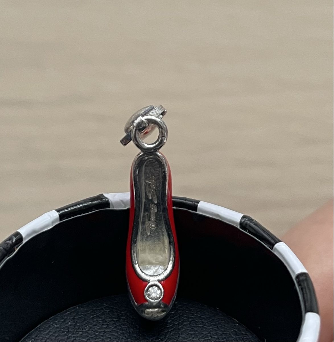 Thomas Sabo Ciondoli: THOMAS SABO Charm High Heel rot – Usato da Widen venduto da evce1318 3