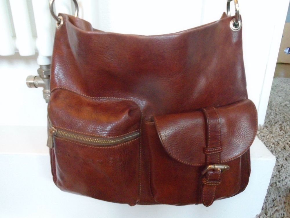 Vintage Chiarugi Firenze Tasche/ Dickleder Kaufen auf Ricardo