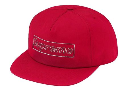 Supreme KAWS Snapback rot / Kappe / Mütze / Hut / Cap / NEU