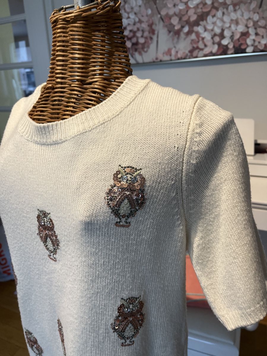 H&M Pulls & Sweat-shirts: Süsser Pullover mit Eulen-Applikationen, S – D'occasion à Solothurn par Bobesch08 3