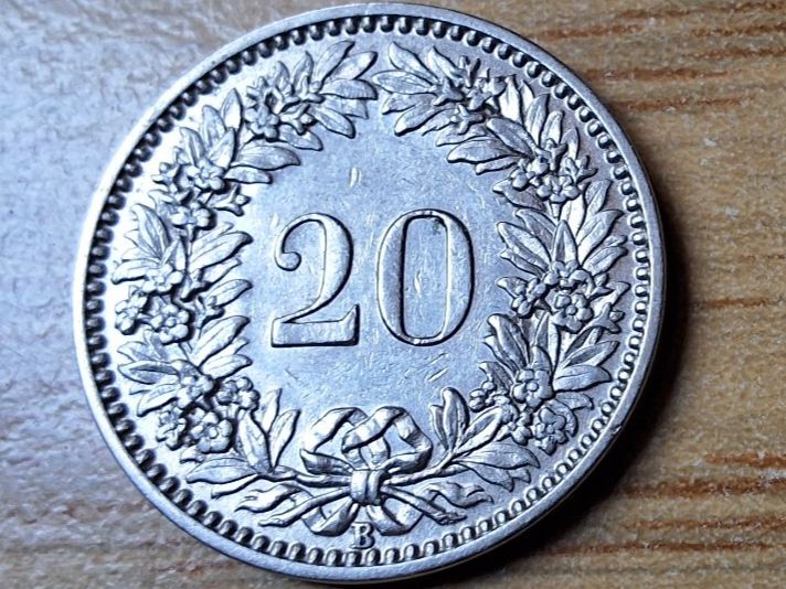 Tutti le monete: 20 Rappen 1912 - sehr schön! – Usato da Münchenstein venduto da purbach1 9